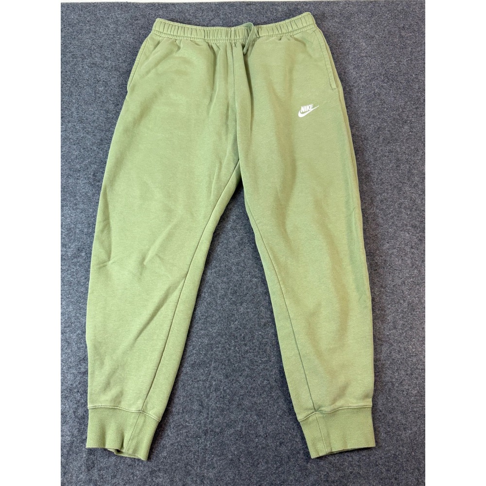 Nike Sweatpants Men's Size Medium Green BV2671-386 Sportswear Club Fleece Jogger